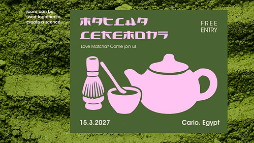 Tea, Coffee & Matcha Icons
