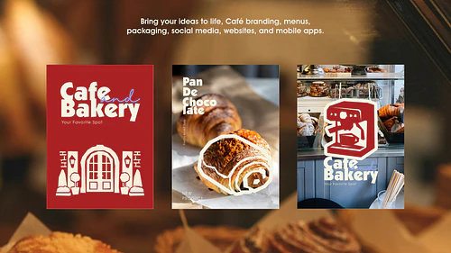 Local Café and Bakery Icons