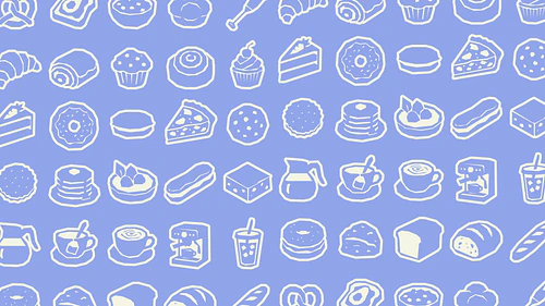 Local Café and Bakery Icons
