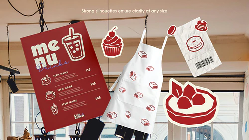 Local Café and Bakery Icons