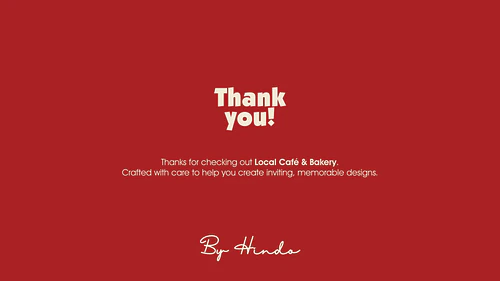 Local Café and Bakery Icons