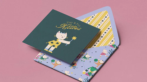 Playful Kitties Illustration