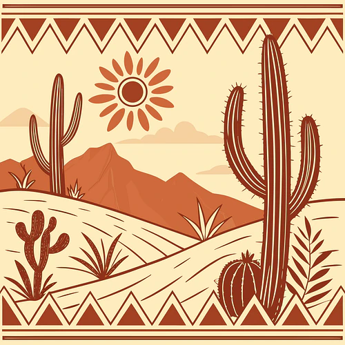 Boho Desert Landscape Bundle