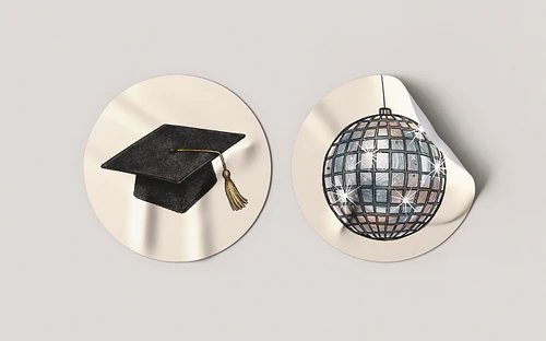 Trendy Graduation Clipart Set (Class of 2026)