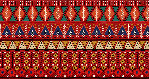 traditional al-qatt al-asiri folk art pattern