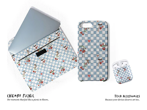 Cherry Picnic - Seamless Pattern