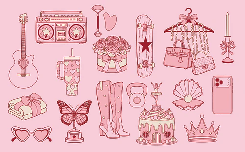 Pink Keepsakes Collection