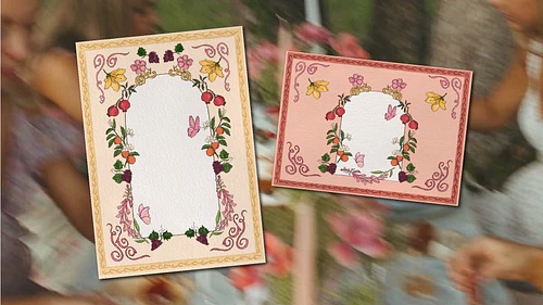 Floral Decorative Cards