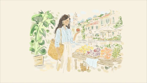 Woman at the Market