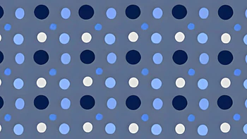 Blue Polka Dot Pattern