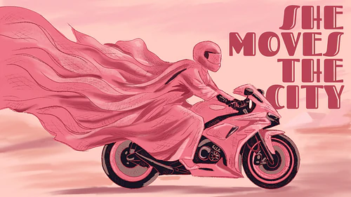 She Moves the City - Illustration Set