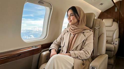 GCC Woman Luxury Travel – Private Jet Lifestyle Collection