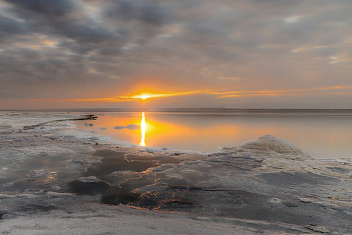 Tranquil Sunset Over Water