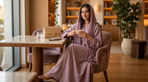 Relaxing Afternoon at Golden Café with a GCC Woman