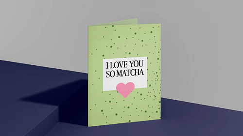 Matcha Love Greeting Card